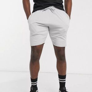 Le Breve Tall Raw Edge Jersey Shorts